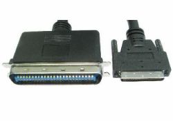 Cables Direct 1m, CN50 M/U2CN68 M SCSI cable Black External Centronics C50 68-p (CDL 1m SCSI 1-5 50 Pin Cent-VHDCI)