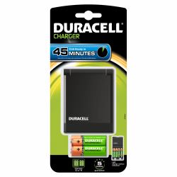 Duracell CEF27+2xAA+2xAAA Akkuladegerät (Duracell 45m Charger + 2 x AA/AAA)