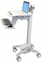 Ergotron StyleView EMR Laptop Cart, SV40 Aluminium, Grey, White Multimedia cart (SV40 NB NON-POWER CART - STYLEVIEW 17.3IN 8.2KG)