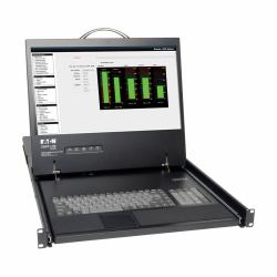 Tripp Lite B070-016-19 Konsolenregal 48,3 cm [19 Zoll] 1280 x 1024 Pixel Schwarz (NetCommander 16-Port Cat5 1U Rack-Mount Console KVM Switch with 19-in. LCD B070-016-19)