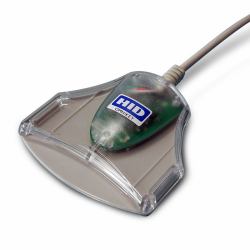 HID Identity OMNIKEY 3021 Smart-Card-Lesegerät Indoor USB 2.0 Grau, Transparent (The HID / Omnikey 3021 is an easy to install USB smart card reader; suitable for all contact smart card operations ...