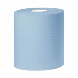 sirius 2 Ply blue laminated embossed centrefeed rolls - 6 rolls of 500 sheets Approx 100 metres