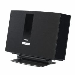 SoundXtra BST20DS1021 Lautsprecher-Halterung Tisch Aluminium Schwarz 
