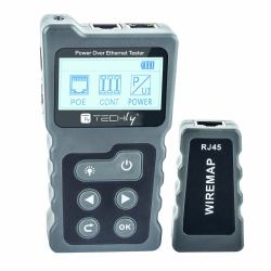 Techly I-CT PRO-POECK Netzwerkkabel-Tester PoE-Tester Schwarz, Grau 