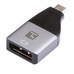 Techly IADAP USBC-DP4K USB-Grafikadapter 3840 x 2160 Pixel Schwarz, Silber 