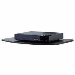 Techly ICA-DRS 504 Regal für AV-Geräte Schwarz Glas 