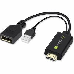 Techly ICOC HDMI-DP12A Videosignal-Konverter 4096 x 2160 Pixel 