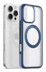 Torras Ostand R Fusion Handy-Schutzhülle 15,5 cm [6.1"] Cover Blau, Transparent 