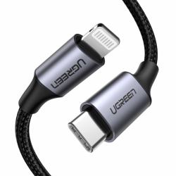 Ugreen 60759 Handykabel Schwarz, Silber 1 m USB C Lightning 