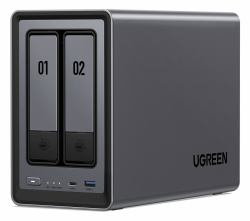 Ugreen NASync DXP2800 NAS Kompakt Intel® N N100 8 GB DDR5 UGOS Pro Schwarz 