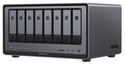 Ugreen NASync DXP8800 Plus NAS Desktop Intel® Core™ i5 i5-1235U 8 GB DDR5 UGOS Pro Schwarz 