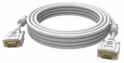 Vision 2x VGA 15-pin D-Sub, 10m VGA-Kabel VGA [D-Sub] Weiß 