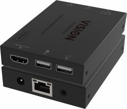 Vision HDMI-over-IP Transmitter AV-Sender Schwarz 