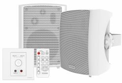 Vision TC3-AMP+SP-1800 Lautsprecher 3-Wege Weiß Kabelgebunden 50 W 