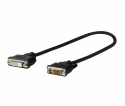 Vivolink PRODVIADAPDVI DVI-Kabel 0,2 m DVI-D Schwarz 