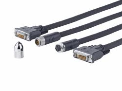 Vivolink PRODVICW20 DVI-Kabel 20 m DVI-D Schwarz 
