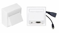 Vivolink WI221170 Steckdose HDMI + 3.5mm Weiß 