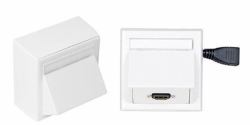 Vivolink WI221184-AMP Steckdose HDMI Weiß 