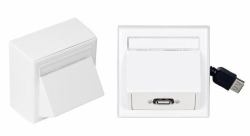 Vivolink WI231275 Steckdose USB A Weiß 