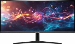 Voxicon VXD-O34QHDC Computerbildschirm 86,4 cm [34"] 3440 x 1440 Pixel 2K LED Schwarz 